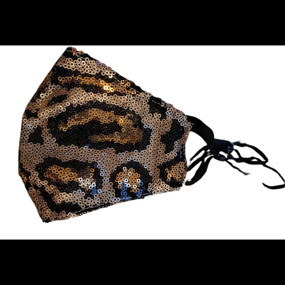 Leopard print face mask - Picture 1 of 2